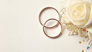 Bronze Wedding Rings Wallpaper