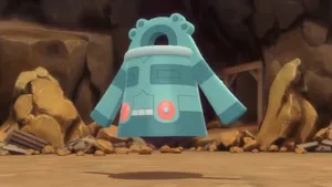 Bronzong Levitating In Cave Wallpaper