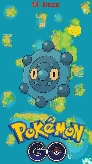 Bronzor Pokemon Go Map Wallpaper