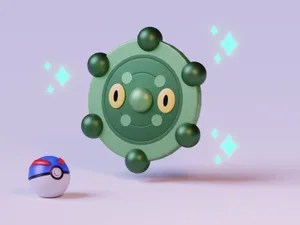 Bronzor Purple Background Wallpaper