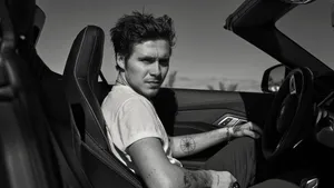 Brooklyn Beckham In Car Wallpaper