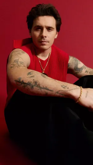 Brooklyn Beckham Stylish Tattooed Look Wallpaper