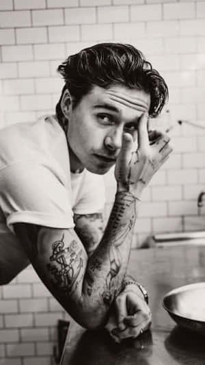 Brooklyn Beckham Tattoo Style Wallpaper