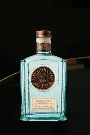 Brooklyn Gin Blue Bottle Wallpaper