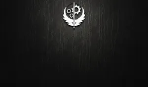 Brotherhood Of Steel Soldier In An Apocalyptic Wasteland Wallpaper