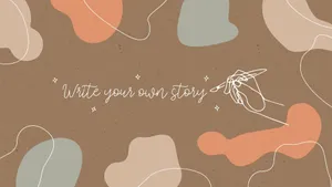 Brown Aesthetic Inspirational Desktop Wallpaper Wallpaper