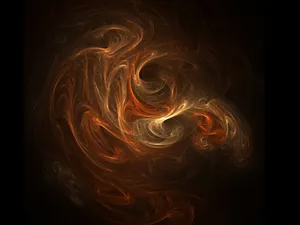 Brown Caramel Swirls Wallpaper