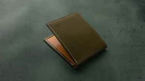 Brown Leather Walleton Textured Background Wallpaper