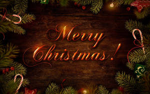 Brown Merry Christmas Hd Wallpaper