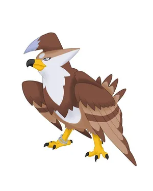 Brown Staraptor Wallpaper