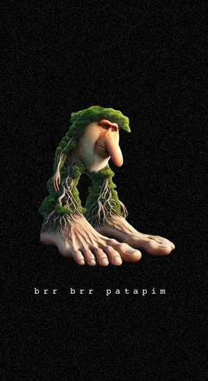 Brr Brr Patapim Character Wallpaper