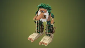 Brr Brr Patapim Character Model Wallpaper