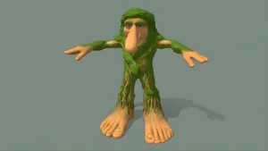 Brr Brr Patapim Character Model Wallpaper