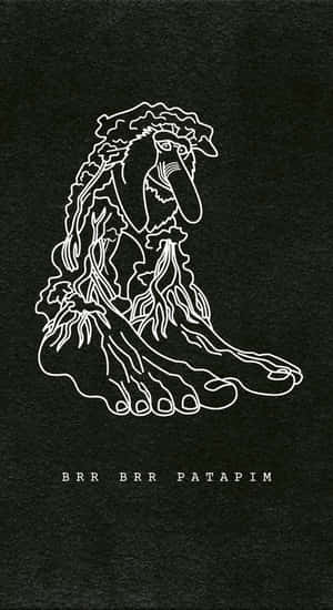 Brr Brr Patapim Character Wallpaper