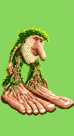 Brr Brr Patapim Character Wallpaper