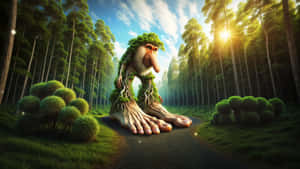 Brr Brr Patapim Forest Giant Wallpaper