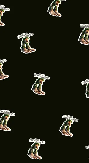 Brr Brr Patapim Pattern Wallpaper