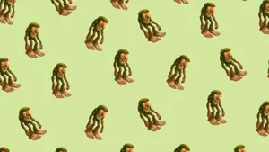 Brr Brr Patapim Pattern Wallpaper