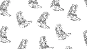 Brr Brr Patapim Pattern Wallpaper