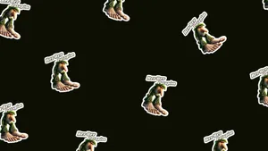 Brr Brr Patapim Pattern Wallpaper