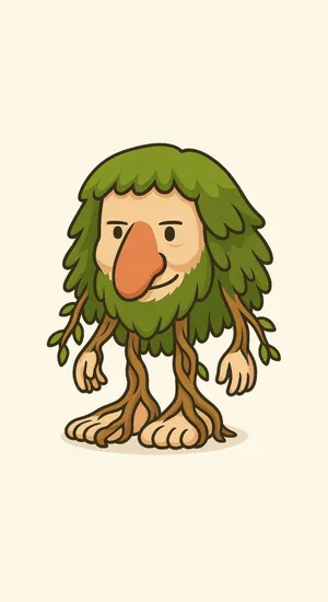 Brr Brr Patapim Tree Character Wallpaper