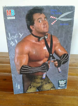Brutus Beefcake Wrestling Puzzle Packaging Wallpaper