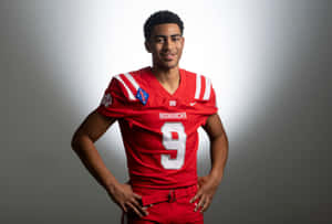 Bryce Young Football Portrait Wallpaper