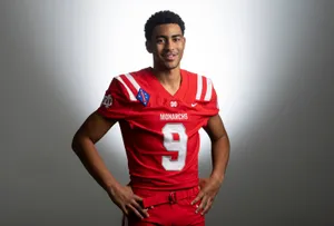 Bryce Young Football Portrait Wallpaper