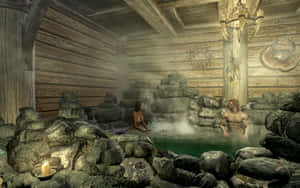 Brynjolf In Action: A Skyrim Adventure Wallpaper