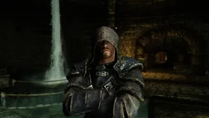 Brynjolf The Thief In Breathtaking Skyrim Landscape Wallpaper