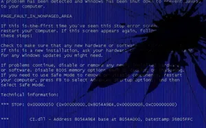 Bsod Broken Computer Screen Wallpaper