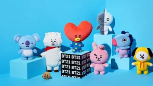 Bt21 4k Plushie Wallpaper