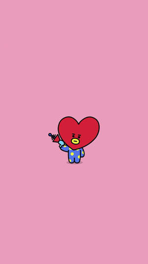 Bt21 Tata Ray Gun Wallpaper