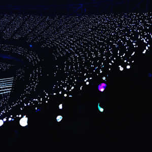 Bts Army Bomb Glowing In The Dark Wallpaper