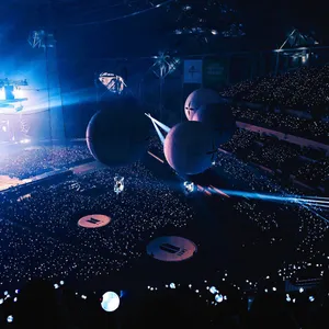 Bts Army Bomb Light Stick Glowing In The Dark Wallpaper