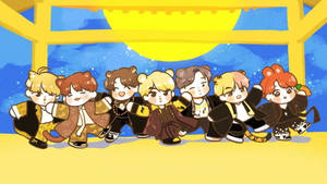 Bts Chibi Dance Wallpaper