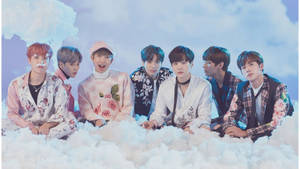 Bts Fake Snow Desktop Wallpaper Wallpaper