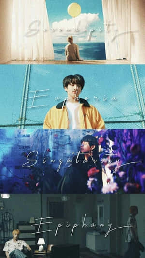 Bts Fanart: The Musical Magic Of Seven Members Wallpaper