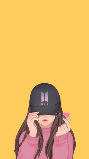 Bts Girl Cute Aesthetic Wallpaper