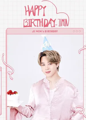 Bts Jimin With Strawberry Shortcake Wallpaper