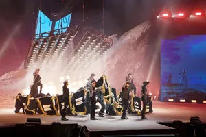 Bts Live - Electrifying Performance Wallpaper