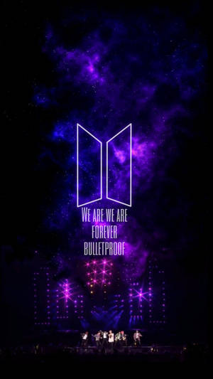 Bts Logo Forever Bulletproof Wallpaper