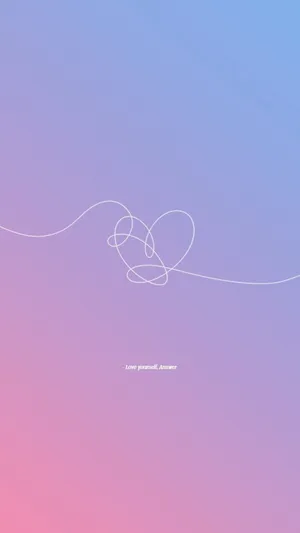 Bts Love Yourself: Embrace The Journey Of Self-love And Empowerment Wallpaper