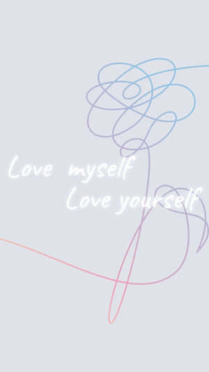 Bts Love Yourself - Embrace Your True Self Wallpaper