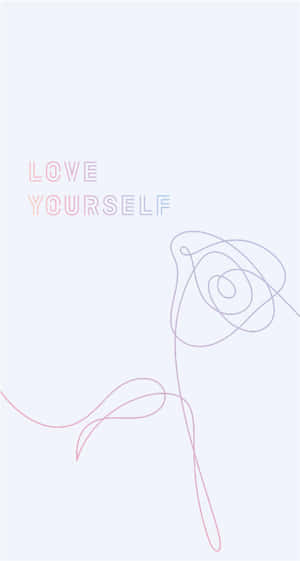 Bts Love Yourself - Inspiring Self-love Through Music Wallpaper