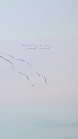 Bts Love Yourself Wallpaper | Express Your Love For Bts In A Unique Way! Wallpaper