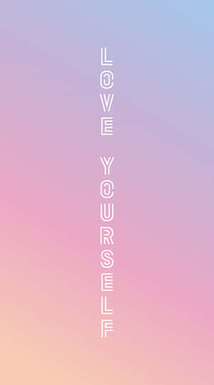 Bts Love Yourself Wallpaper: Inspirational And Vibrant Wallpaper