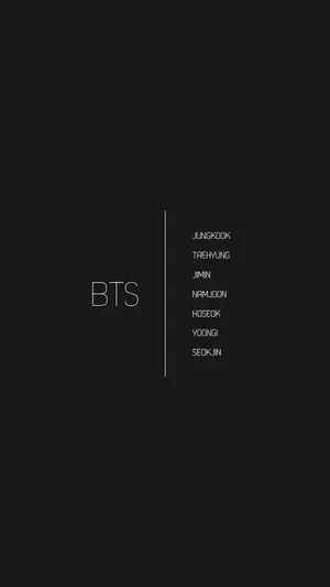 Bts Members Names Tumblr Aesthetic Wallpaper