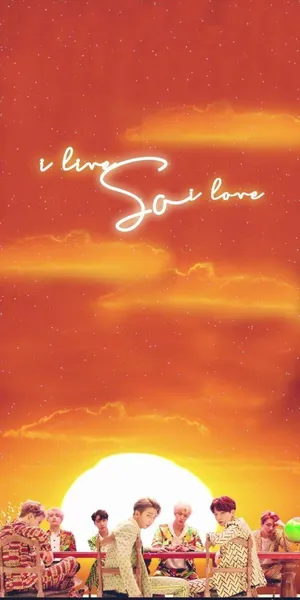 Bts Performing In A Music Video Wallpaper