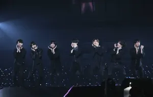 Bts Performing On Stage Wallpaper